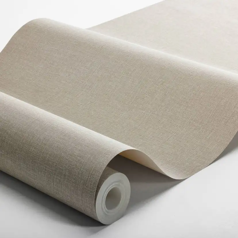 Tapet Boråstapeter Canvas Taupe 6124