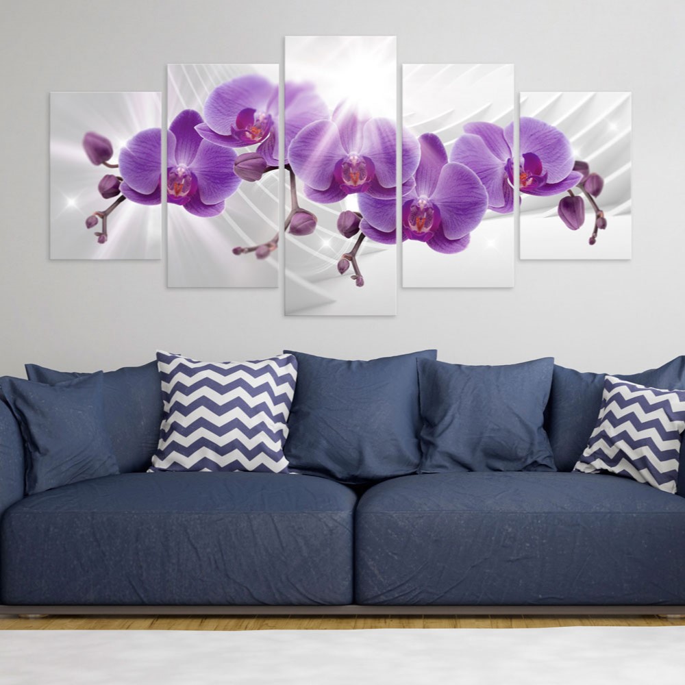 Tavla Arkiio Abstract Garden Purple Orchis