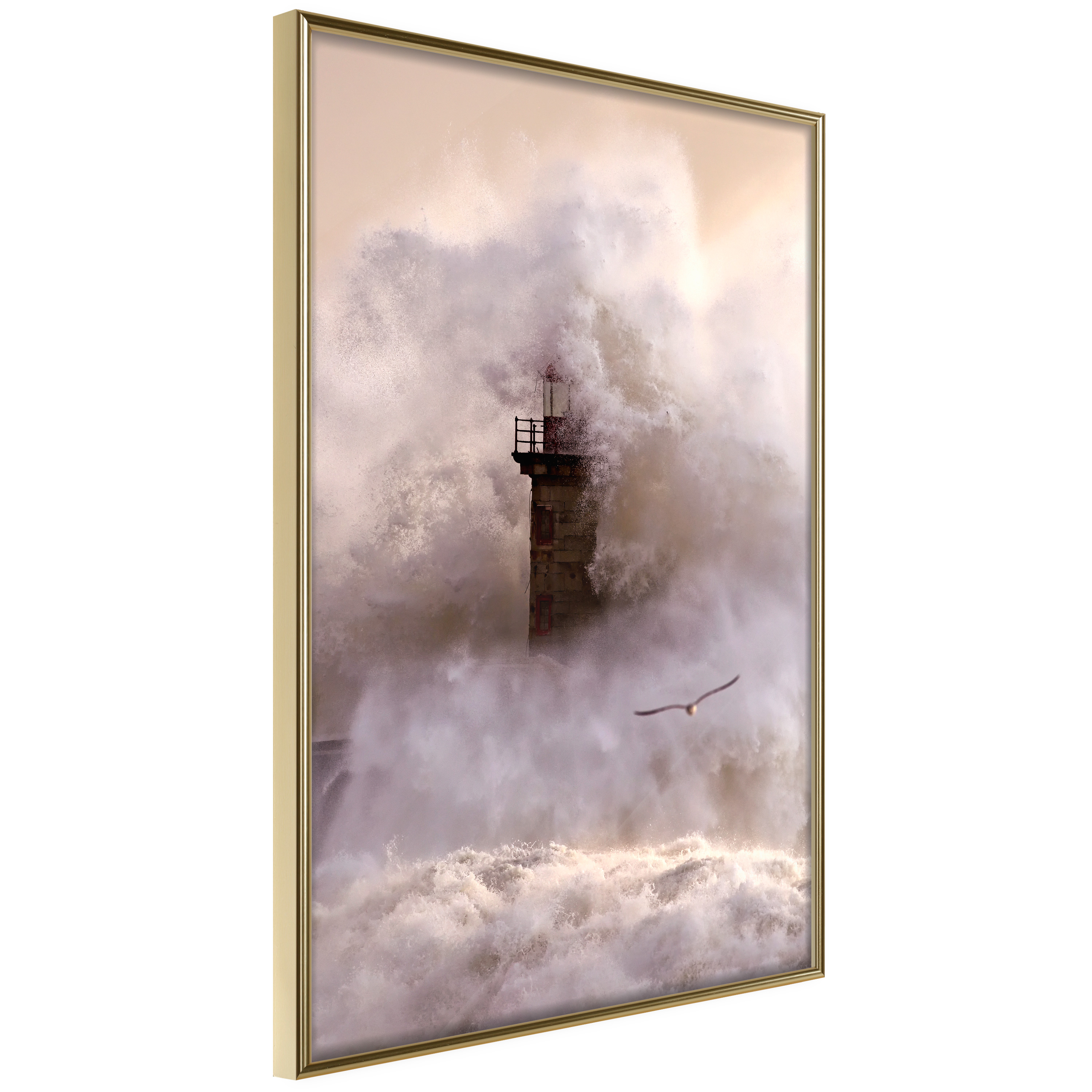 Affisch - Storm [Poster] 20x30 Guld ram, 20x30 cm