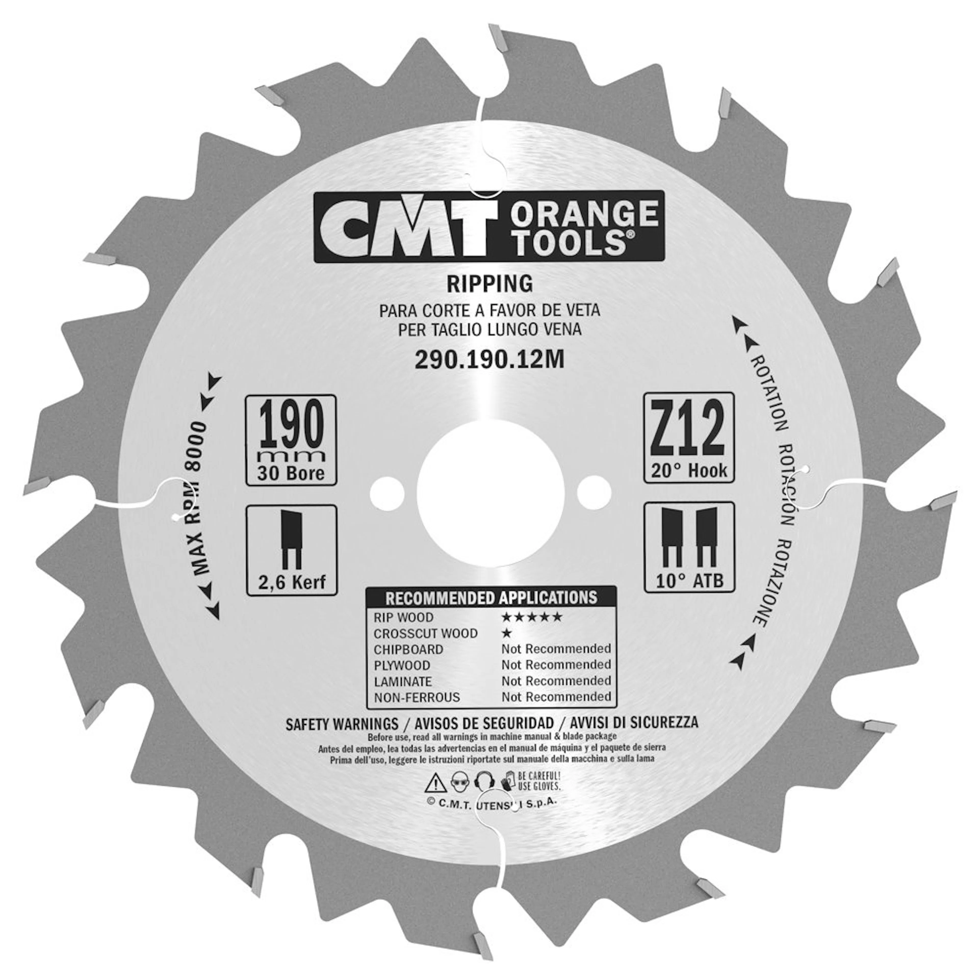 Sågklinga CMT Orange Tools Klyvning