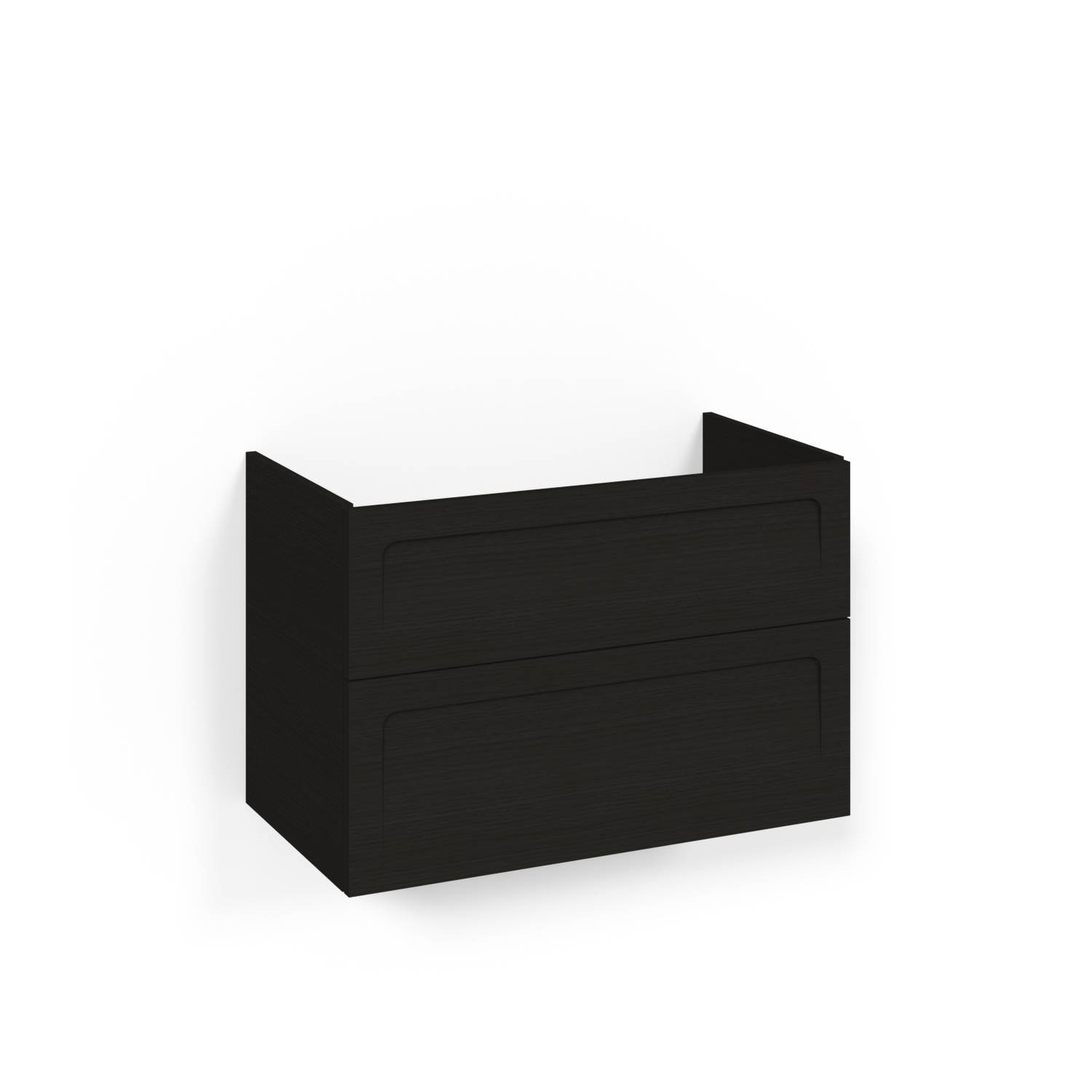 Crown Udel 80x45 Sv.Ek 2L Sha Bredd: 800, Svart Ek