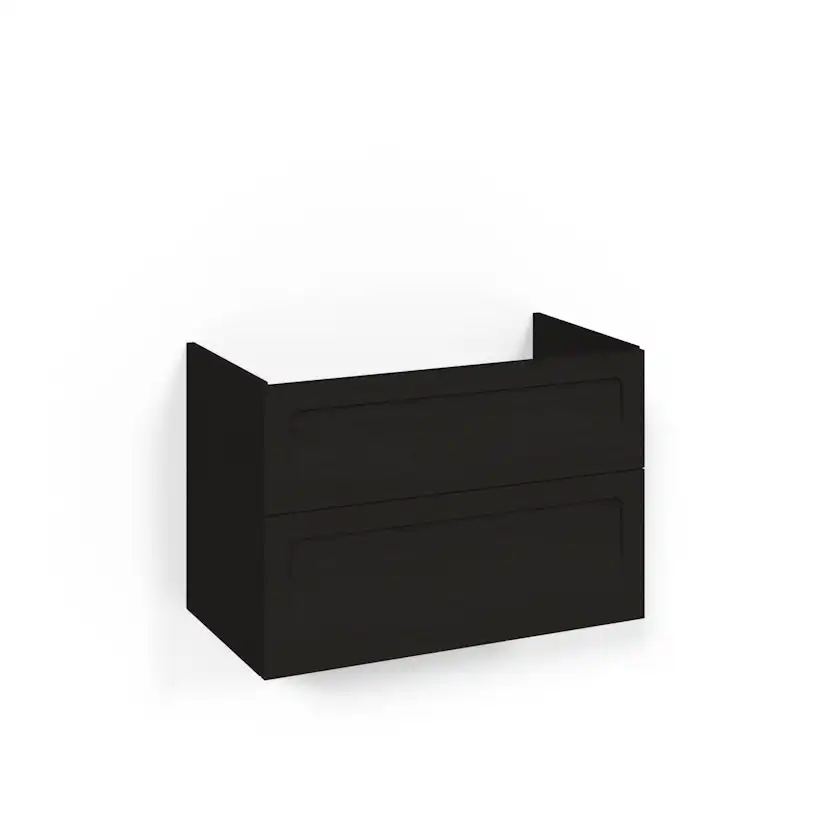 Crown Udel 80x45 Sv.Ek 2L Sha Bredd: 800, Svart Ek