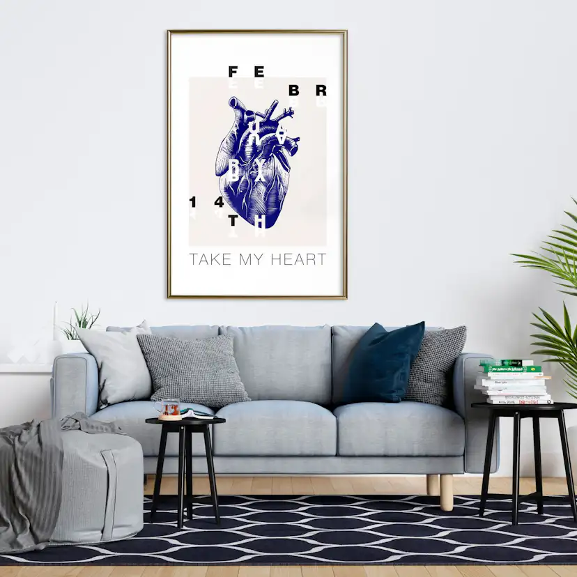 Poster Artgeist Affisch Take My Heart