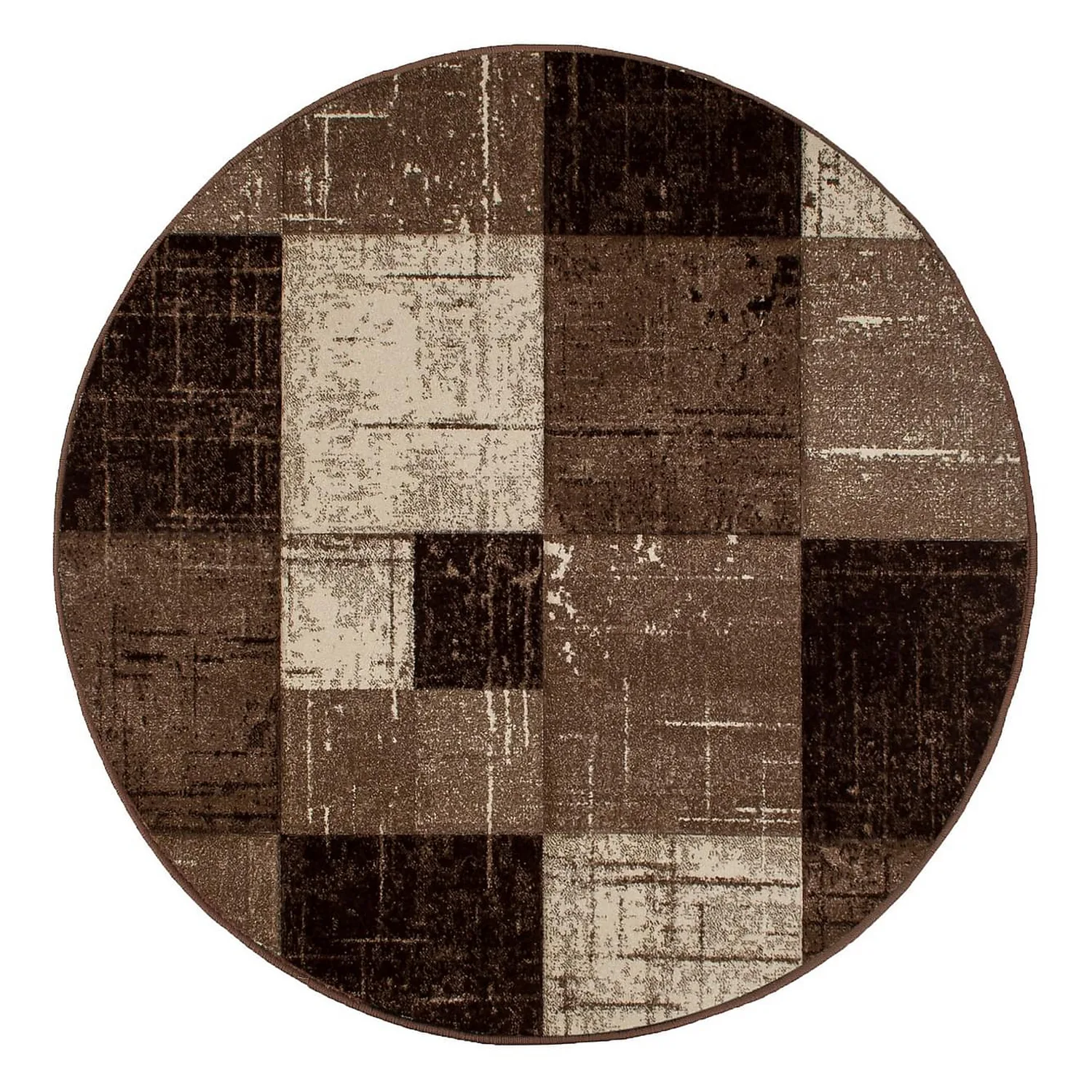 Friezematta KM Carpets London Square Rund