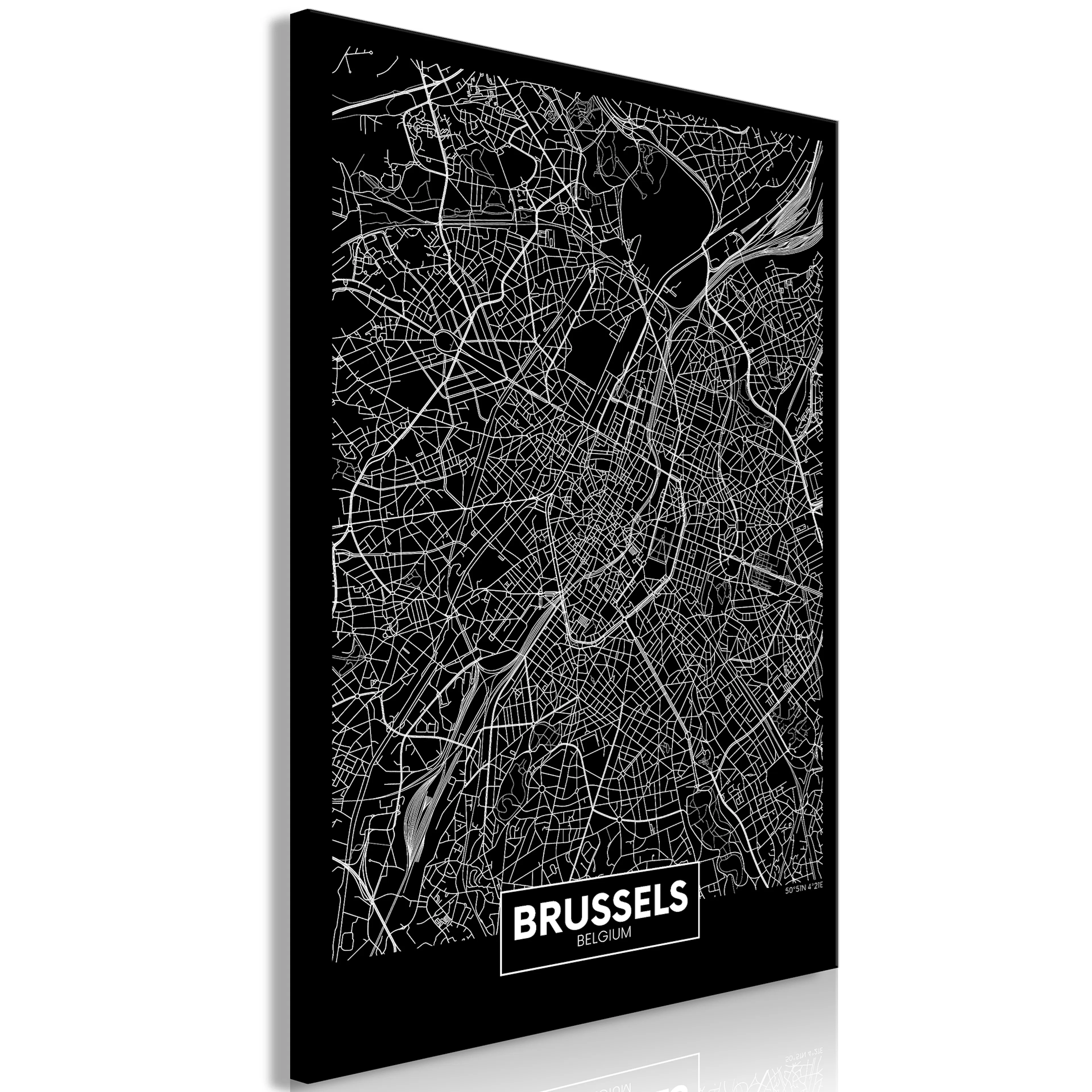 Tavla Arkiio Dark Map of Brussels