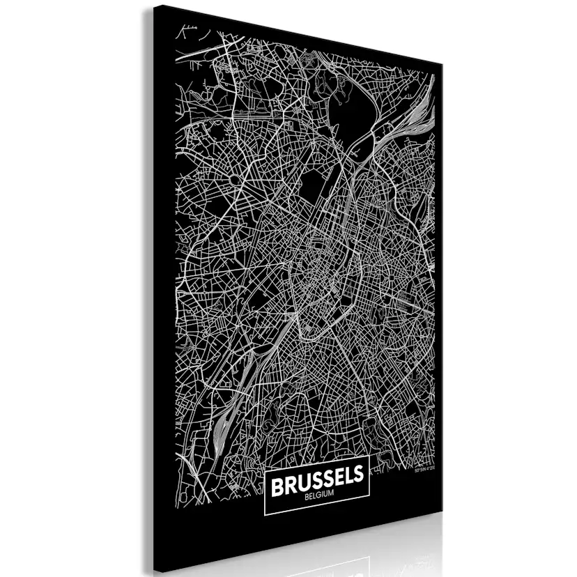 Tavla Arkiio Dark Map of Brussels