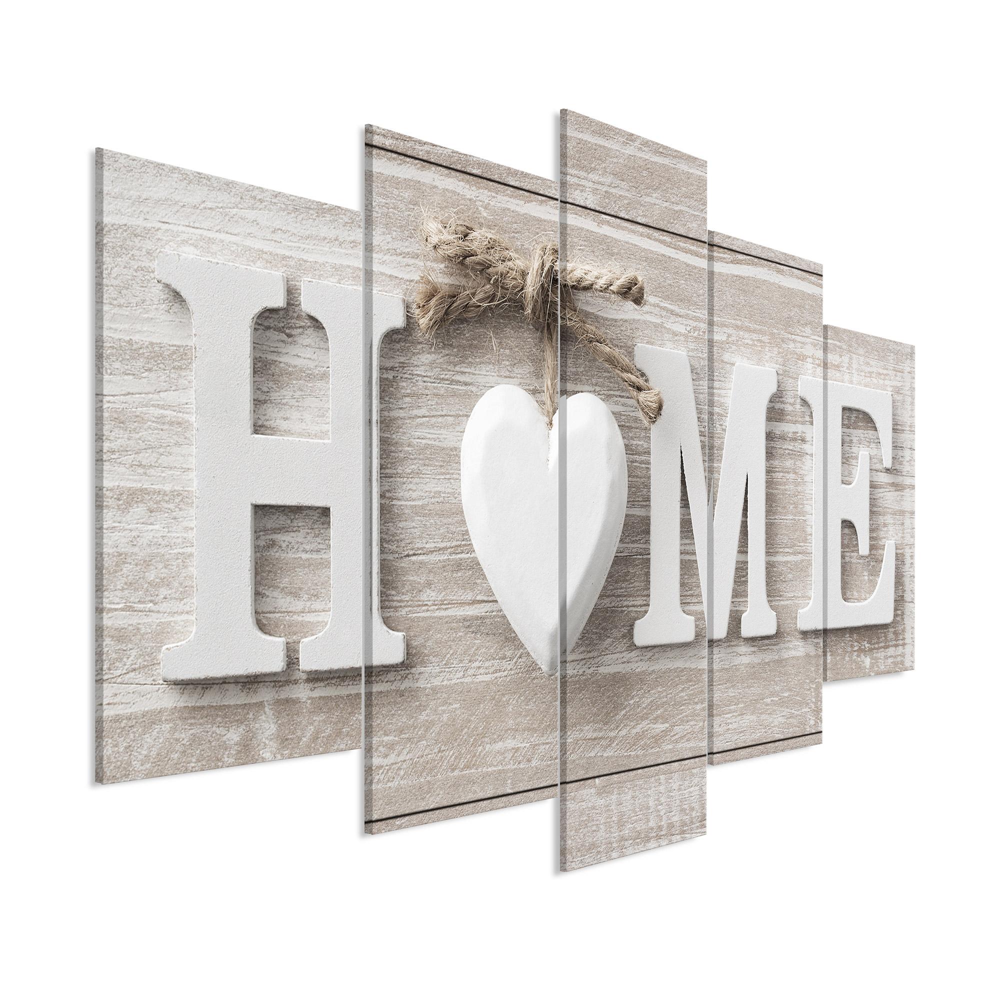 Tavla Arkiio Love Sanctuary Wide 5 delar 225x100