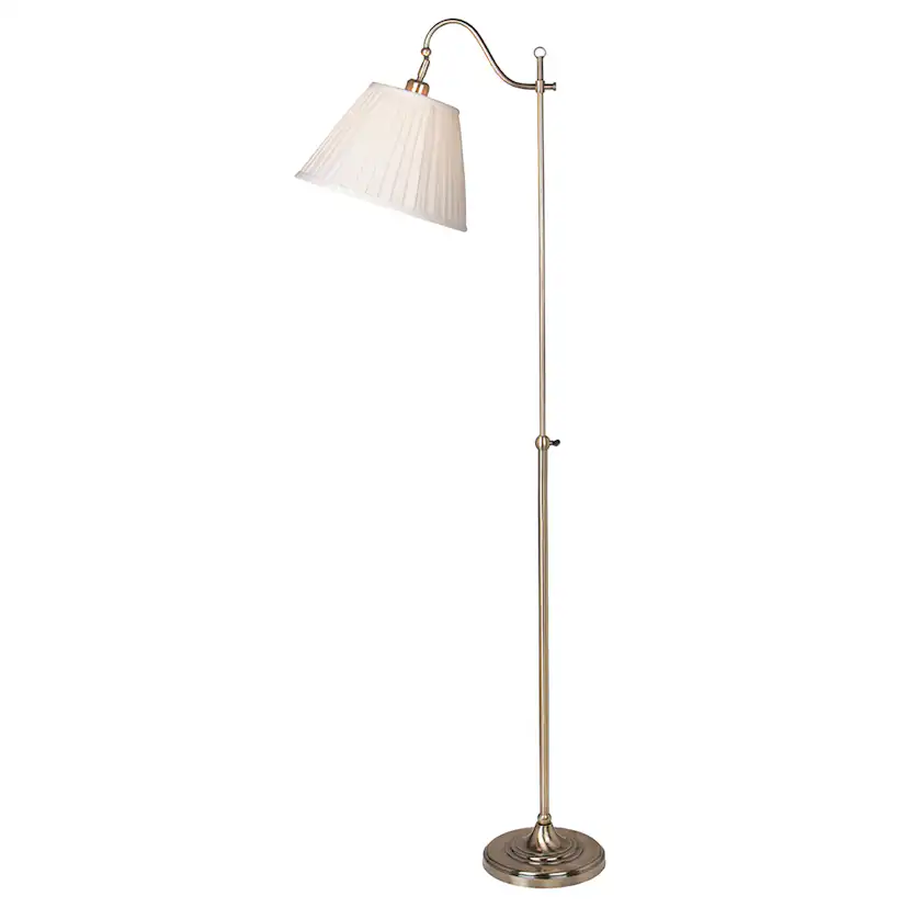 Golvlampa Markslöjd Charleston med Beige Textilskärm