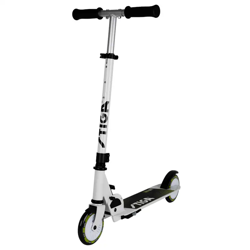 Sparkcykel STIGA Sports Kick Scooter Track 120-S White/Lime