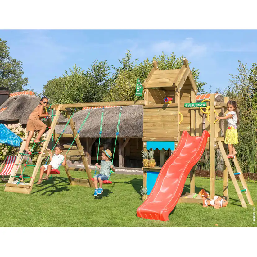 Lektorn Jungle Gym Resort Klättermodul & Rutschkana