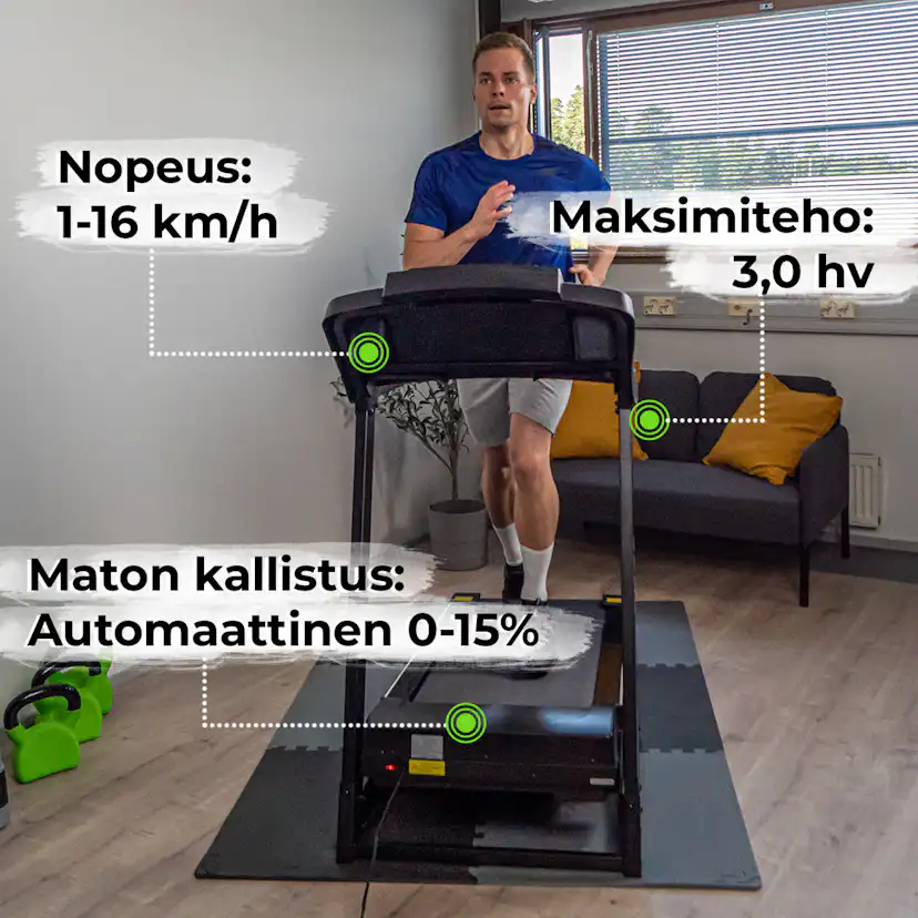 Löpband Core 3000 för Hemmagym
