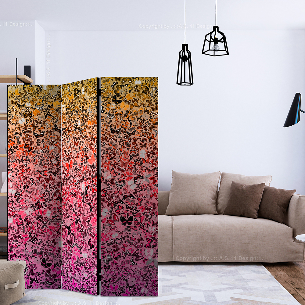 Rumsavdelare Skärmvägg Arkiio The Language Of Butterflies 135x172 cm