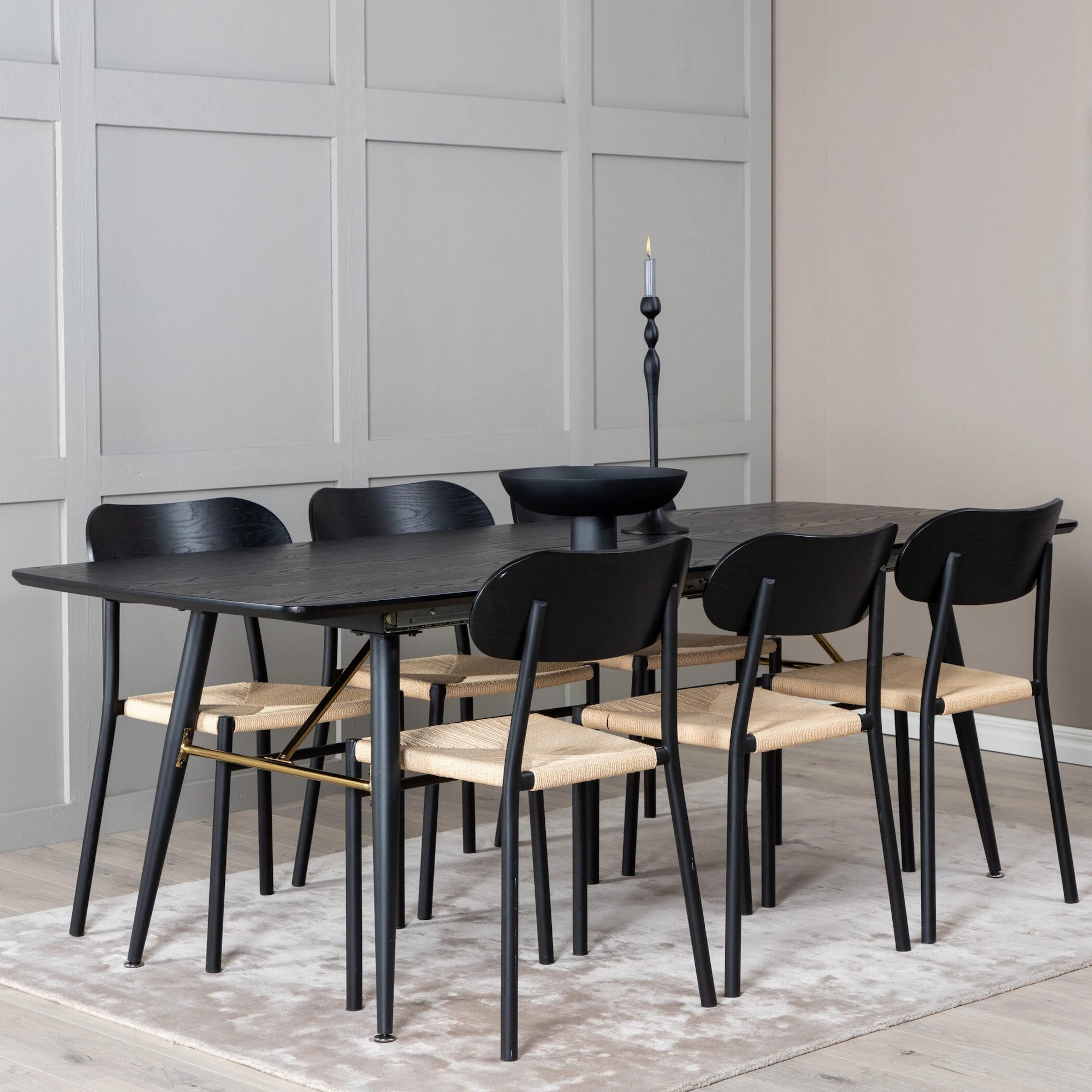 Matgrupp Venture Home Gold med 6st Polly Stolar