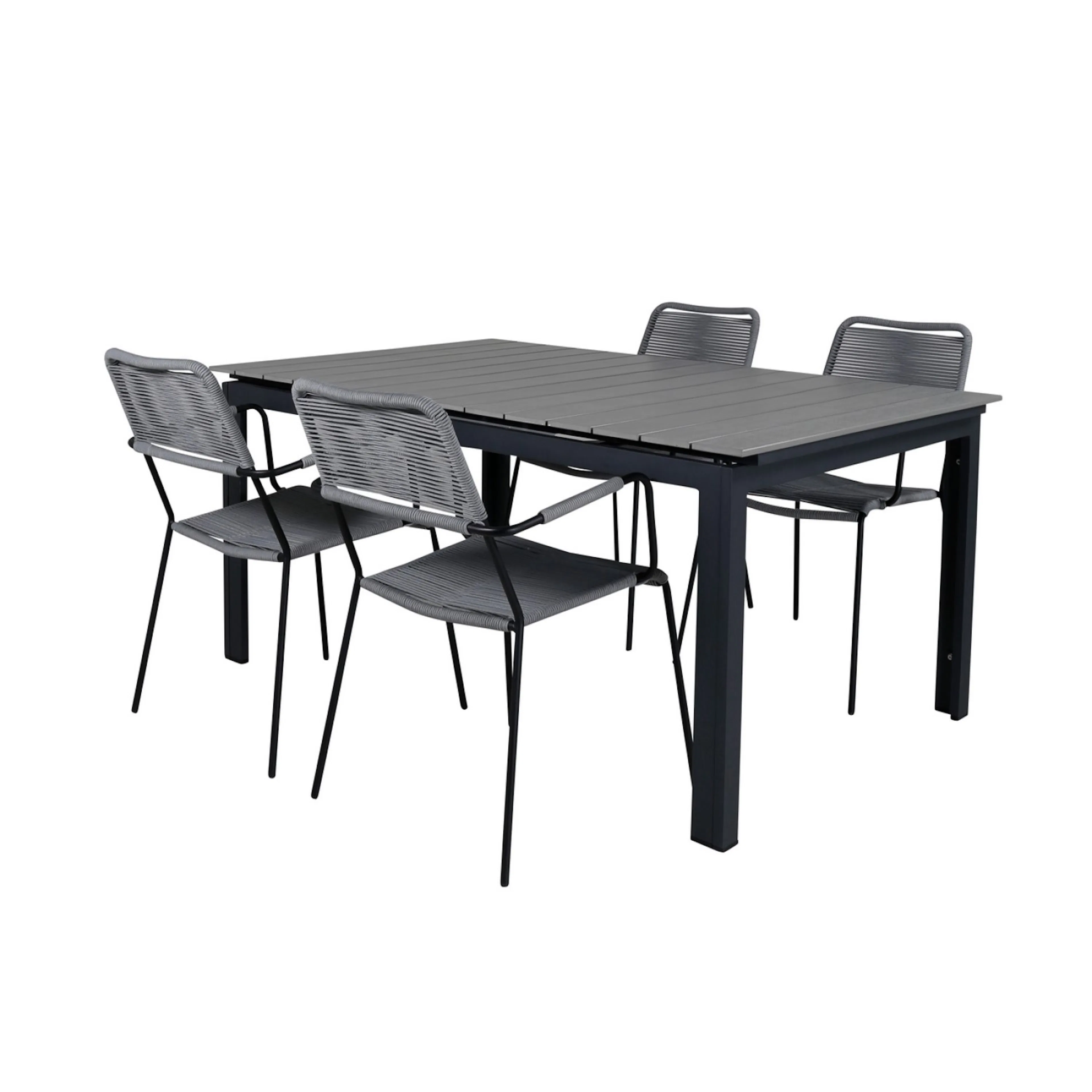 Matgrupp Venture Home Lova 160 med 4 Leon Matstolar