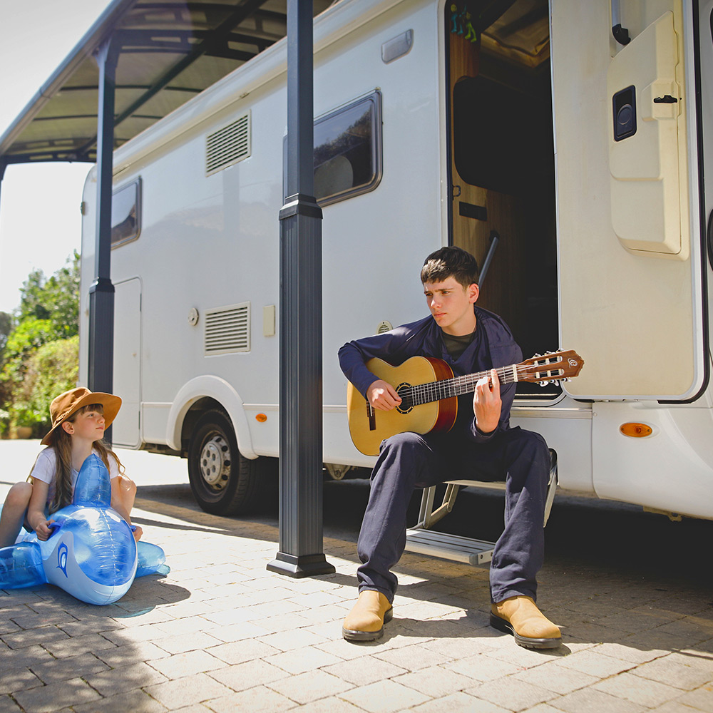 Carport Canopia by Palram Alpine I Metall För Husbil 3,6x6,5 m