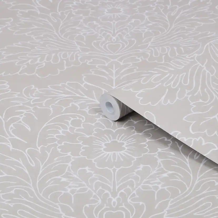Tapet Laura Ashley Silchester Dove Grå 119853