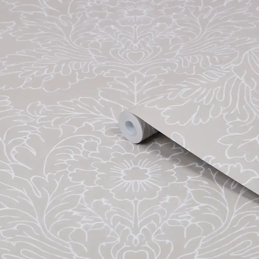 Tapet Laura Ashley Silchester Dove Grå 119853