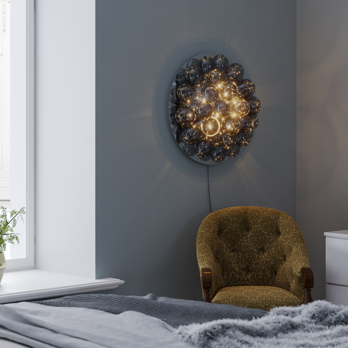 Vägglampa By Rydéns Gross Ø60 cm