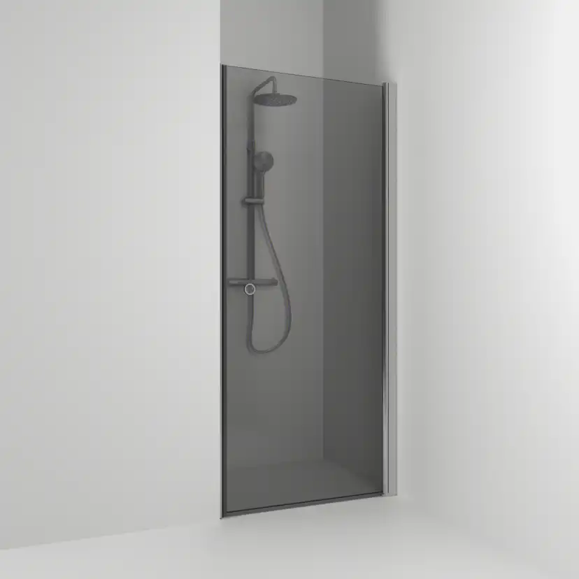 Enisch Rak Skoga HG Ma/Rö 70 Profil: Alu matt, Rökglas, 663x1980 mm
