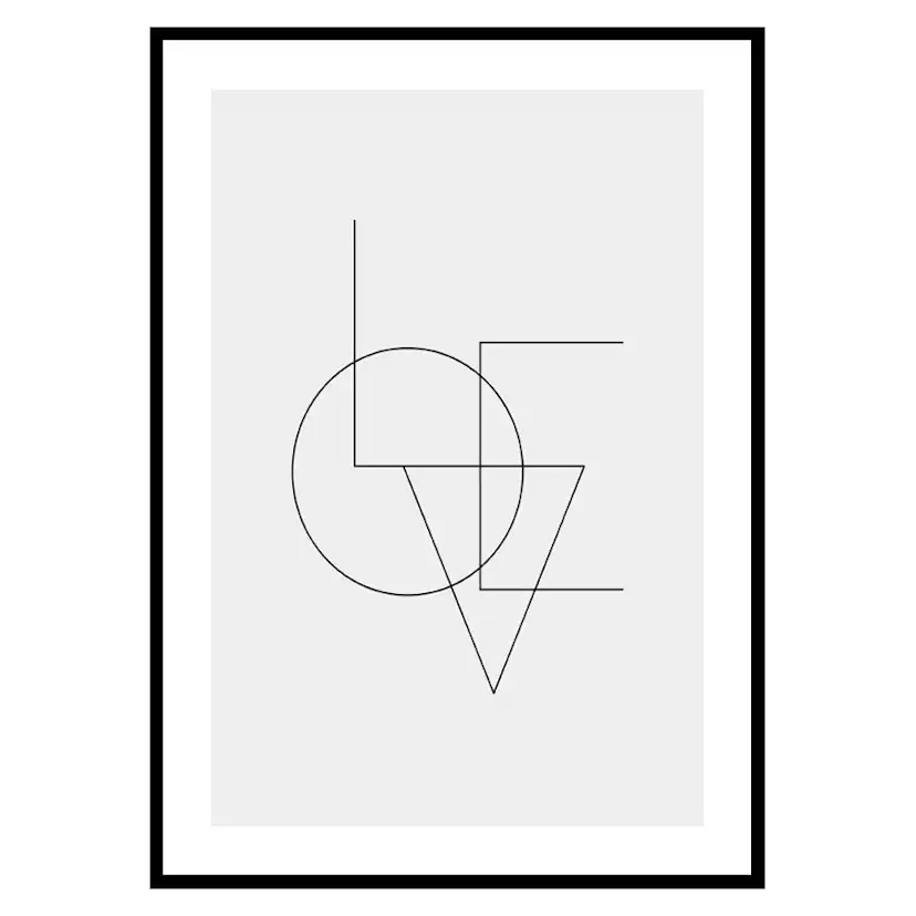 Poster Gallerix Love Typo
