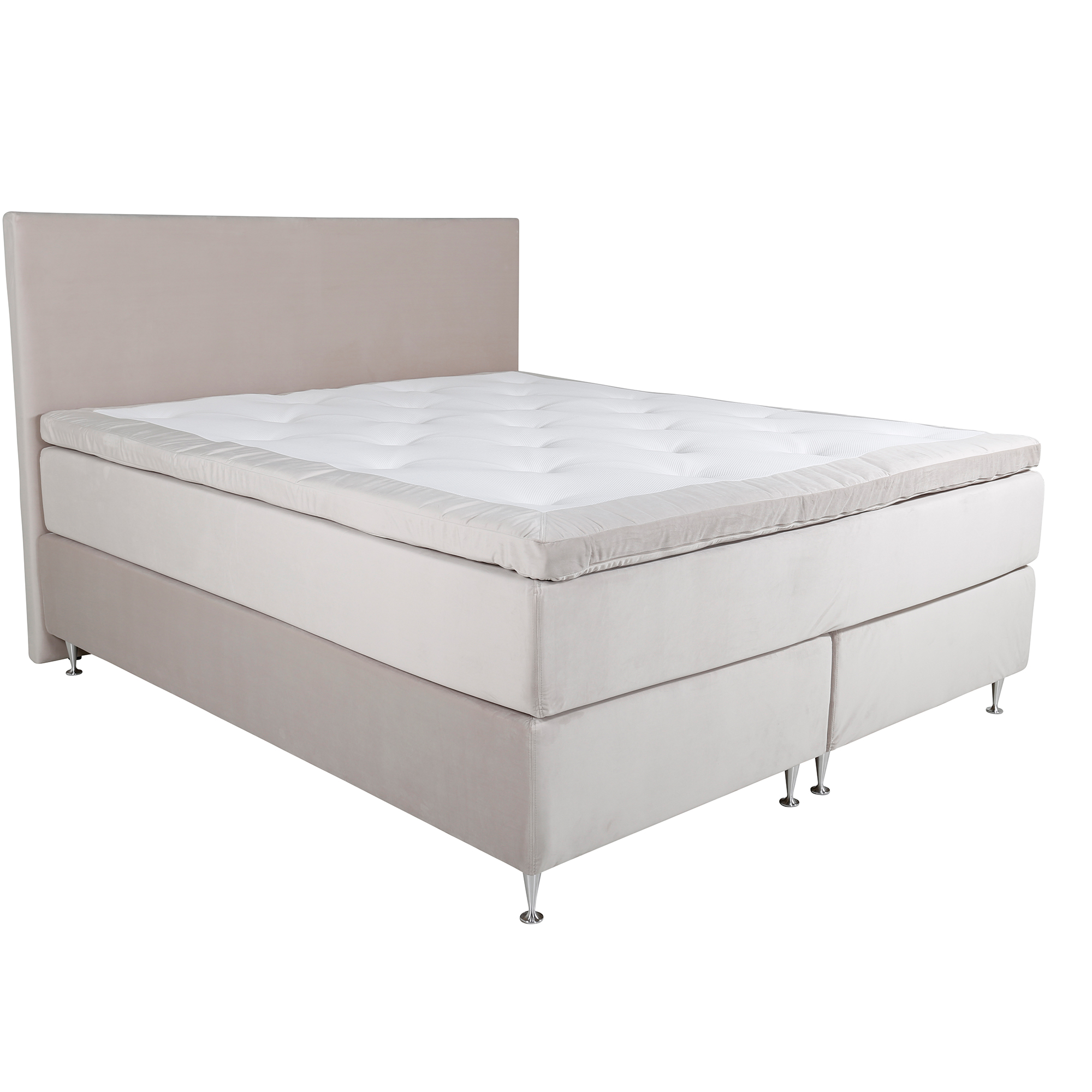 Kontinentalsäng Venture Home Frösslunda Sammet med Sänggavel Askelunda