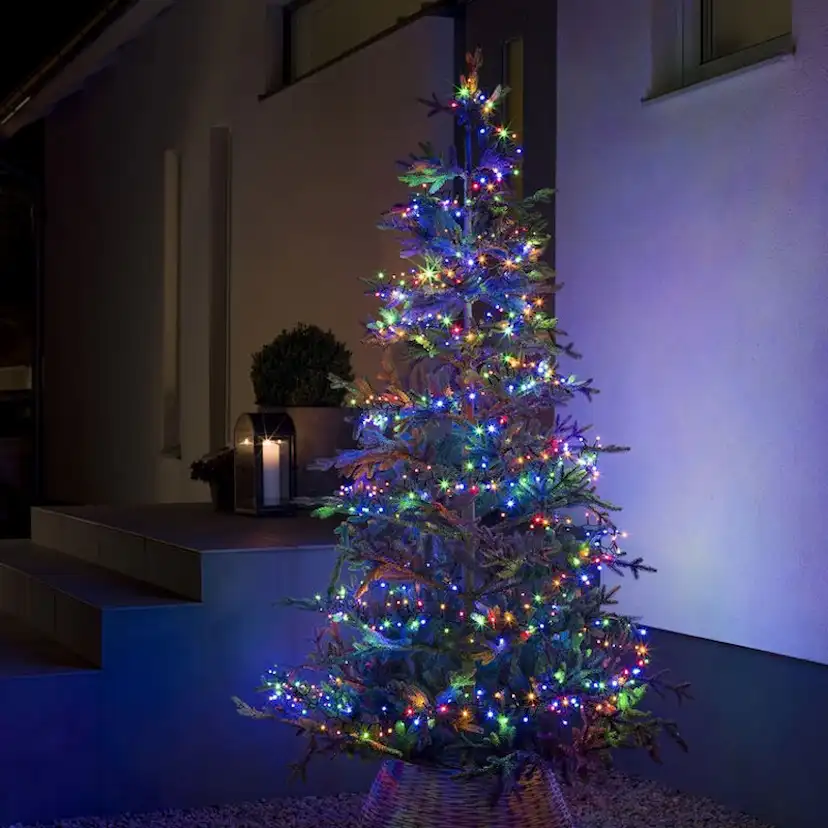 Ljusslinga cluster 1500 färg. Flerfärgad, Längd: 32.98 m, 1500L