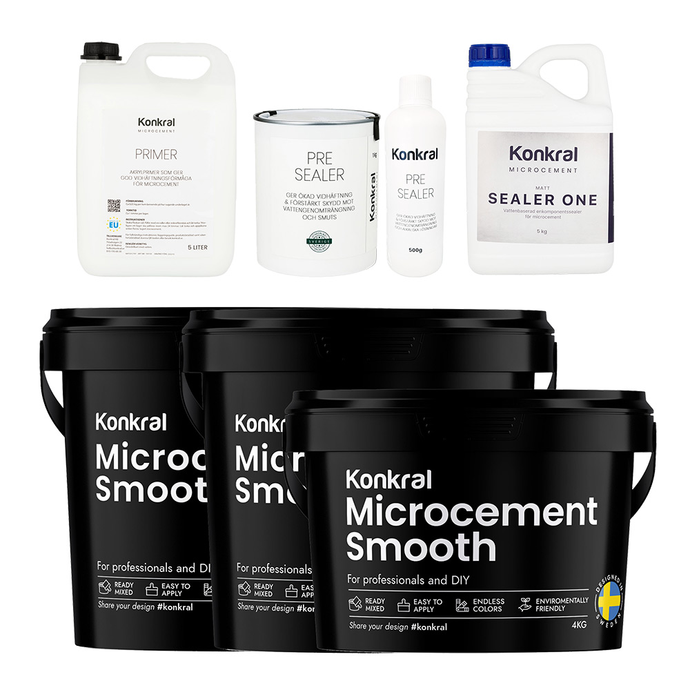 Microcement Konkral Komplett Paket