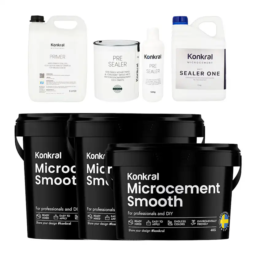 Microcement Konkral Komplett Paket