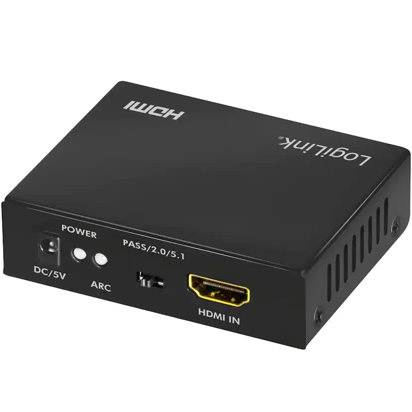 HDMI Audio extractor LogiLink 2/5.1CH 4K ARC HDR SPDIF