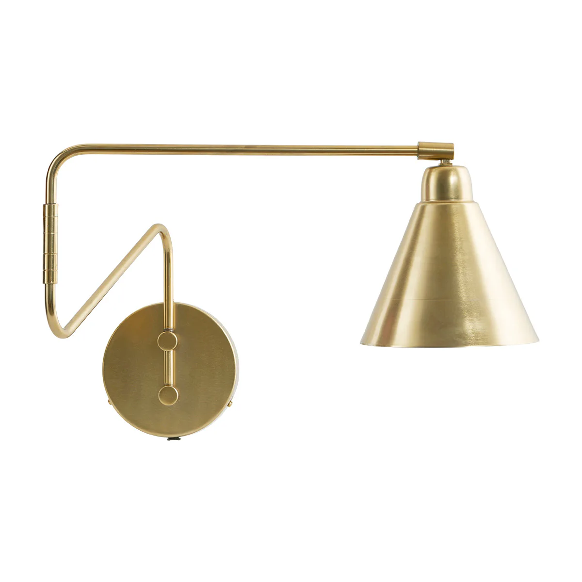 Wall lamp, Game, Brass, E14, Max 25 W, 2.20 m cable Mässing