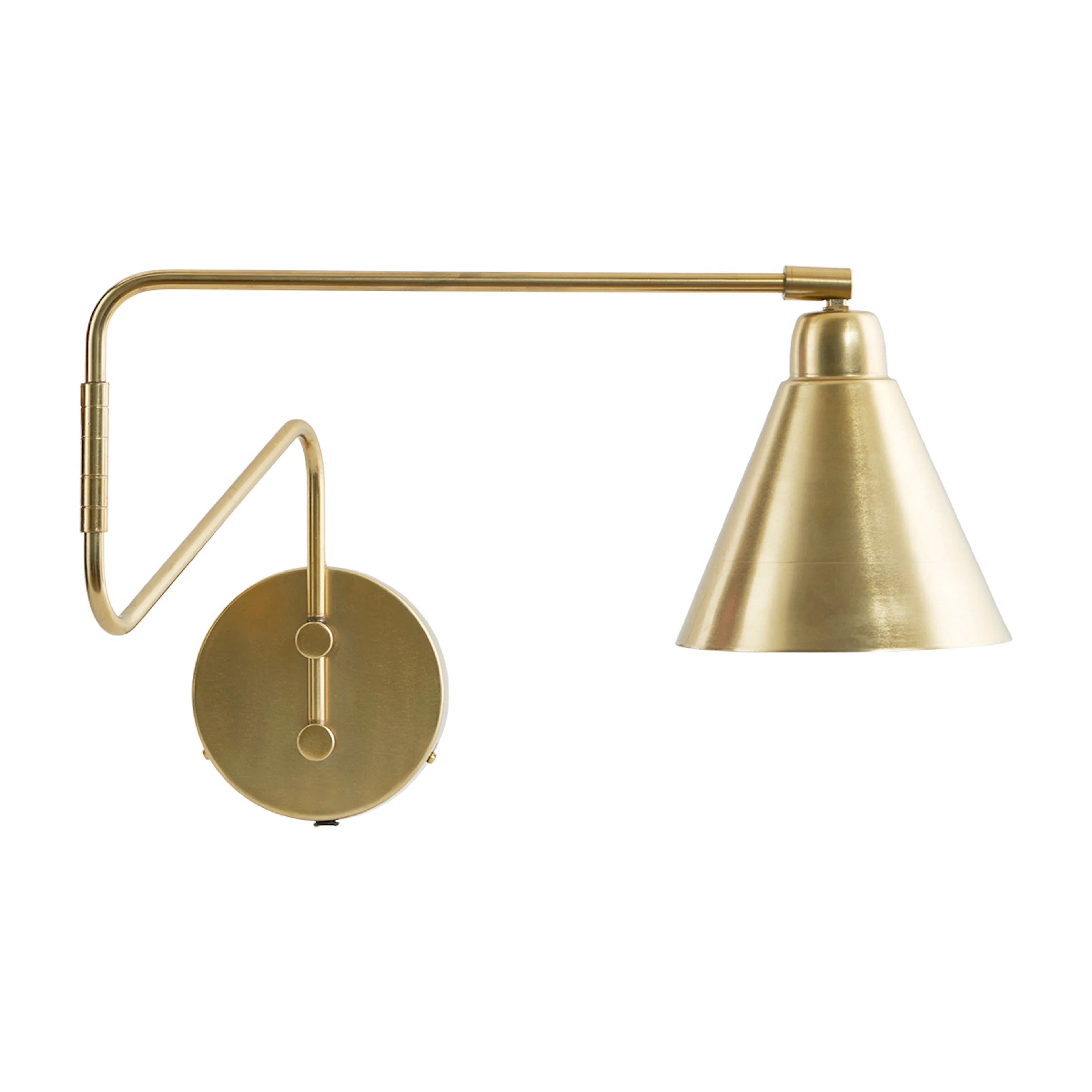 Wall lamp, Game, Brass, E14, Max 25 W, 2.20 m cable Mässing