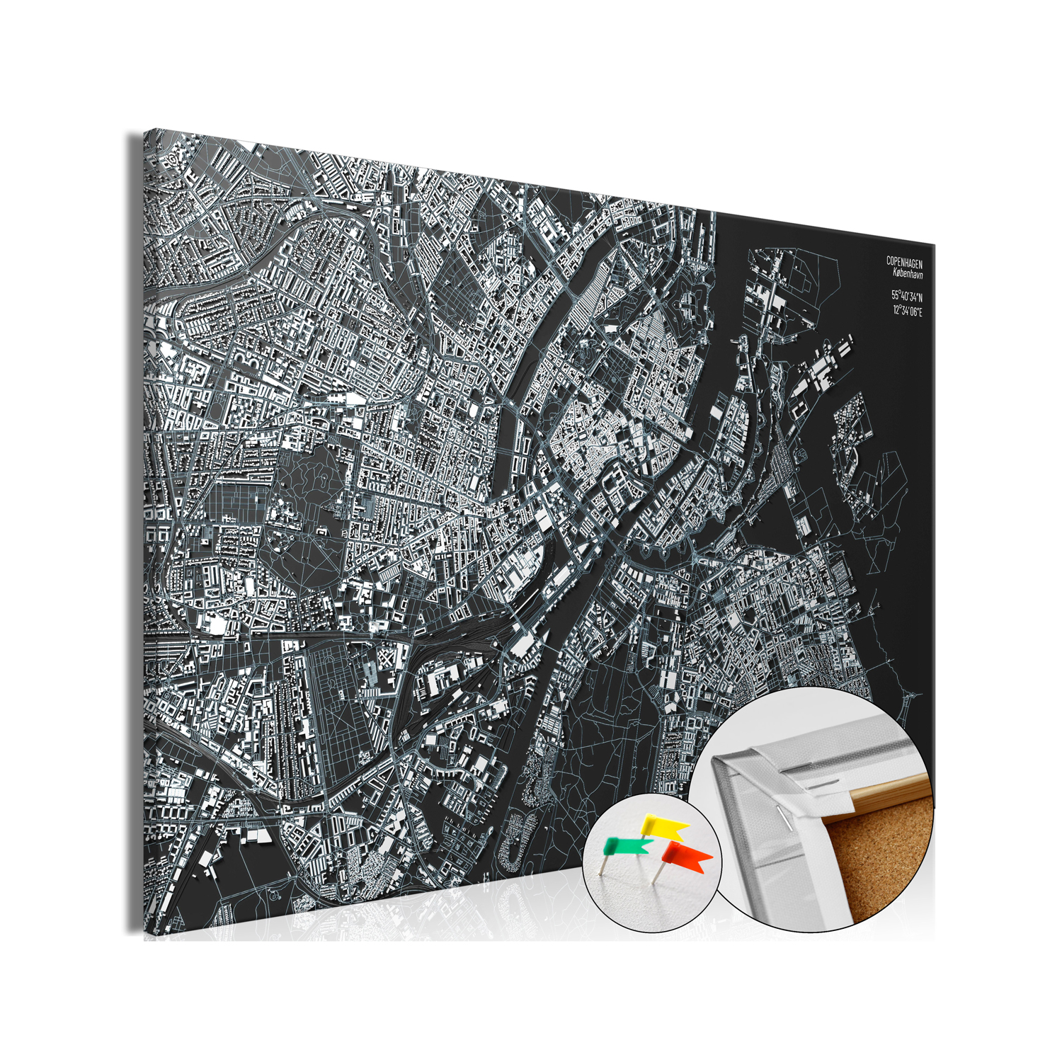 Anslagstavla Arkiio Close up of Copenhagen