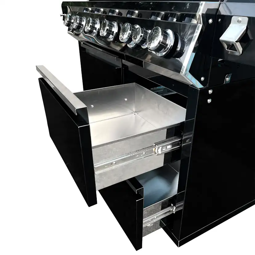 Gasolgrill Kobe Premium 6+1 Svart