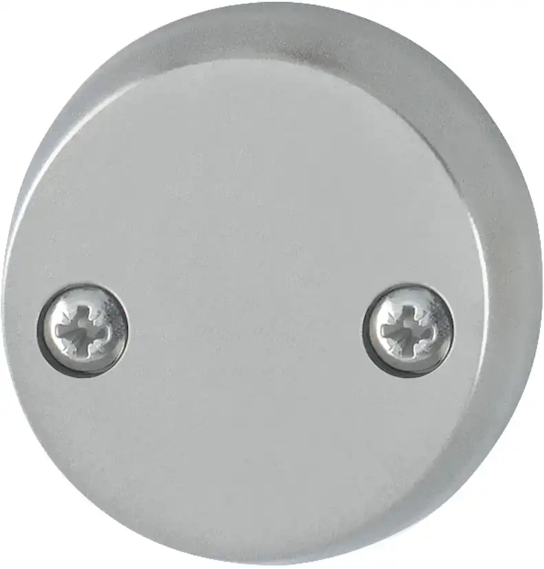 1 st blindskylt slät för cyl. stainless look Rostfritt Stål