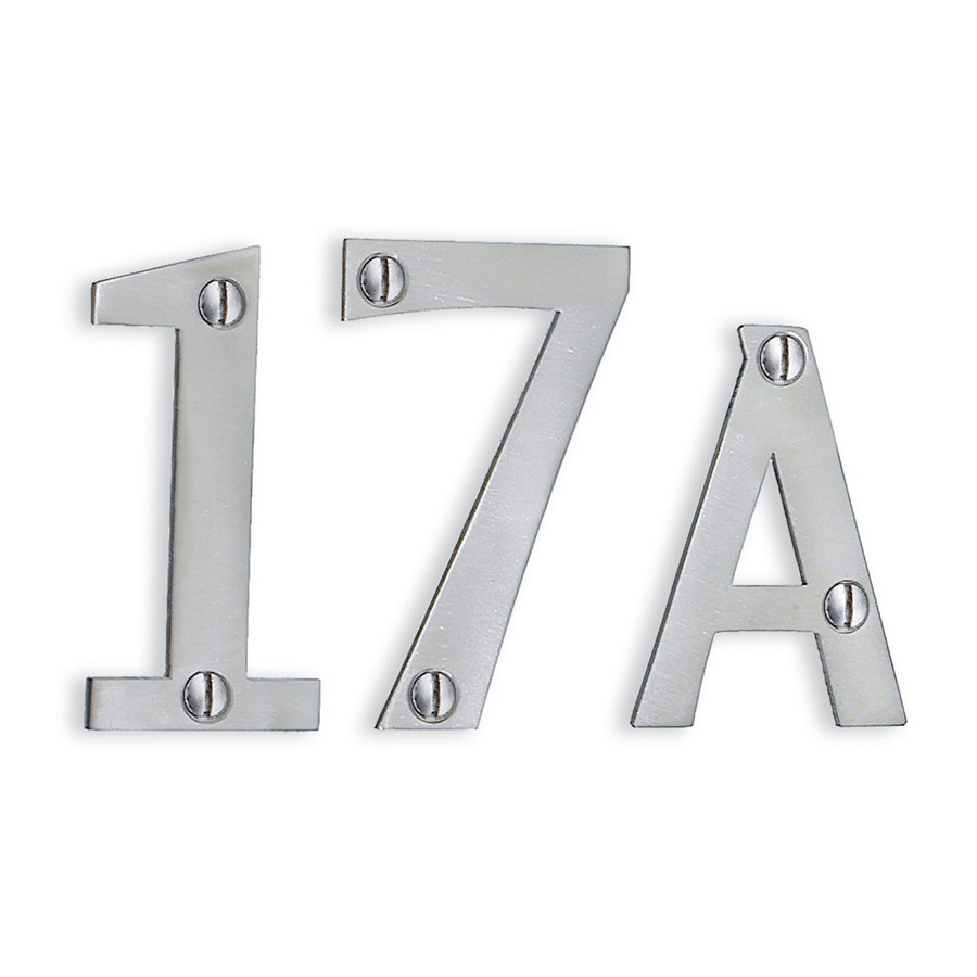 Husnummer Beslagsboden Rostfritt Stål