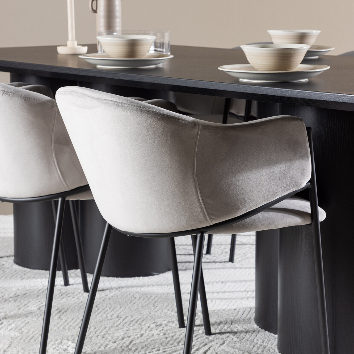 Matgrupp Venture Home Olivia 210 med 6 st Evelina Stolar