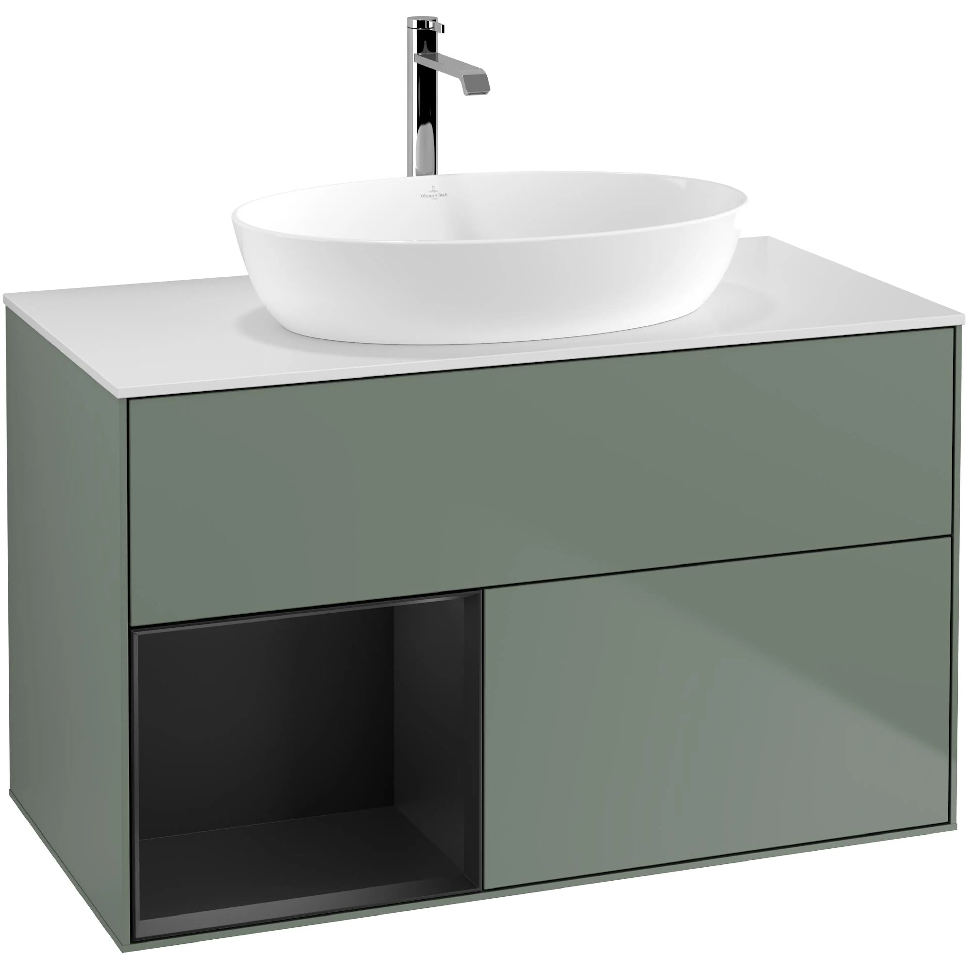 Tvättställsskåp Villeroy & Boch Finion med 2 Lådor Hylla och Bänkskiva för Fristående Tvättställ från Artis & Collaro