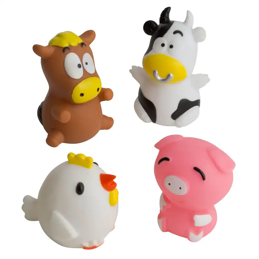Badleksak Rätt Start Barnyard 4-delar