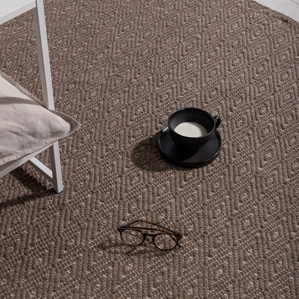 Handvävd Matta Venture Home Julana Rund Ull