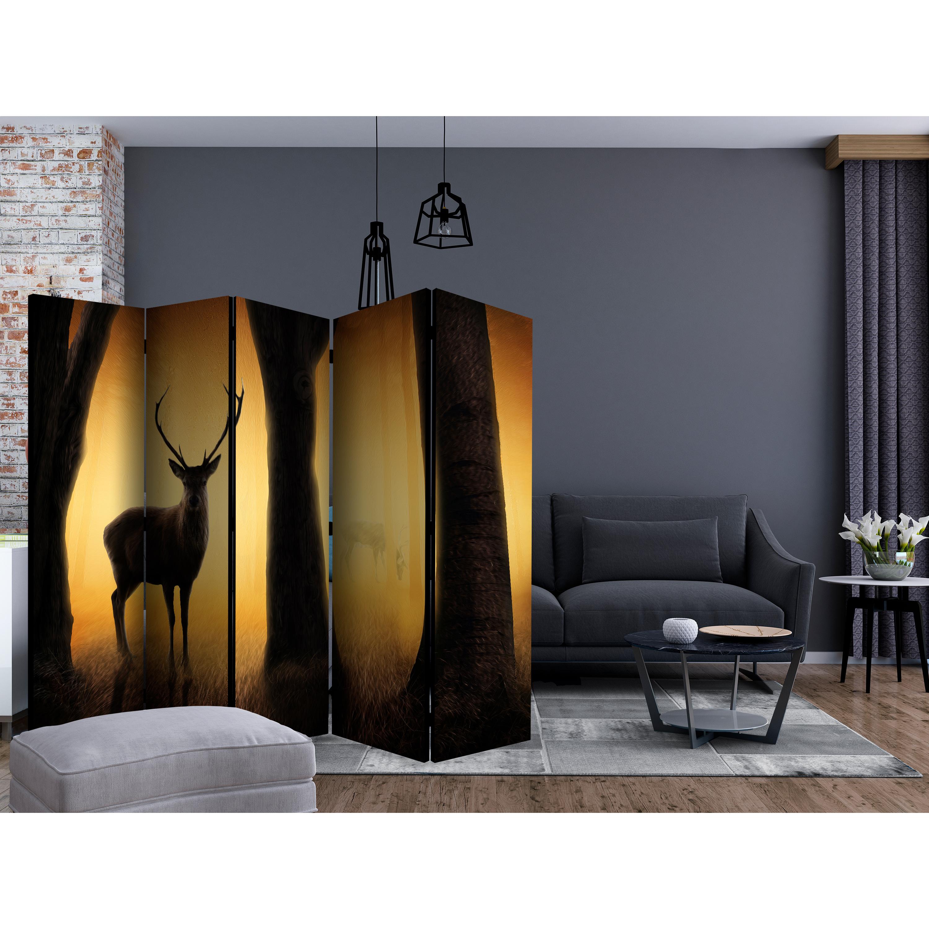 Rumsavdelare Skärmvägg Arkiio Deer in his Natural Habitat II 225x172 cm