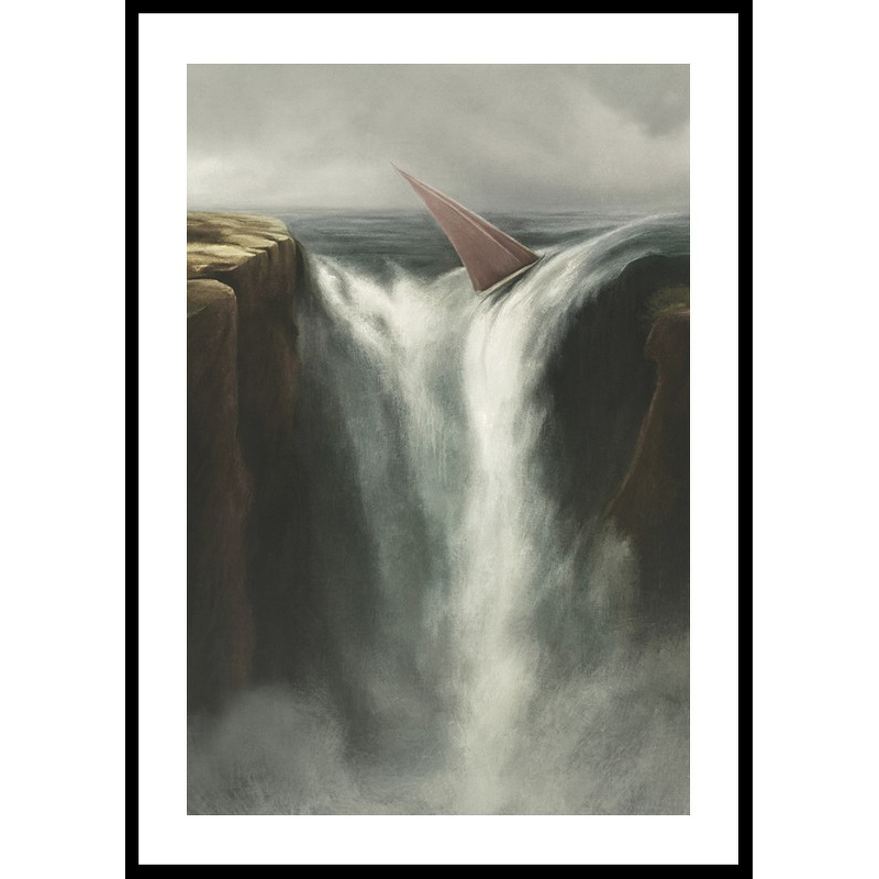 Falling Into A Waterfall 50x70 50x70 cm