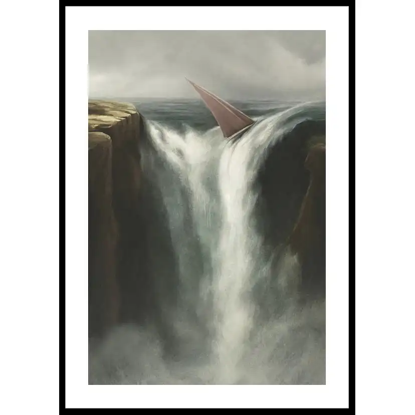 Falling Into A Waterfall 50x70 50x70 cm