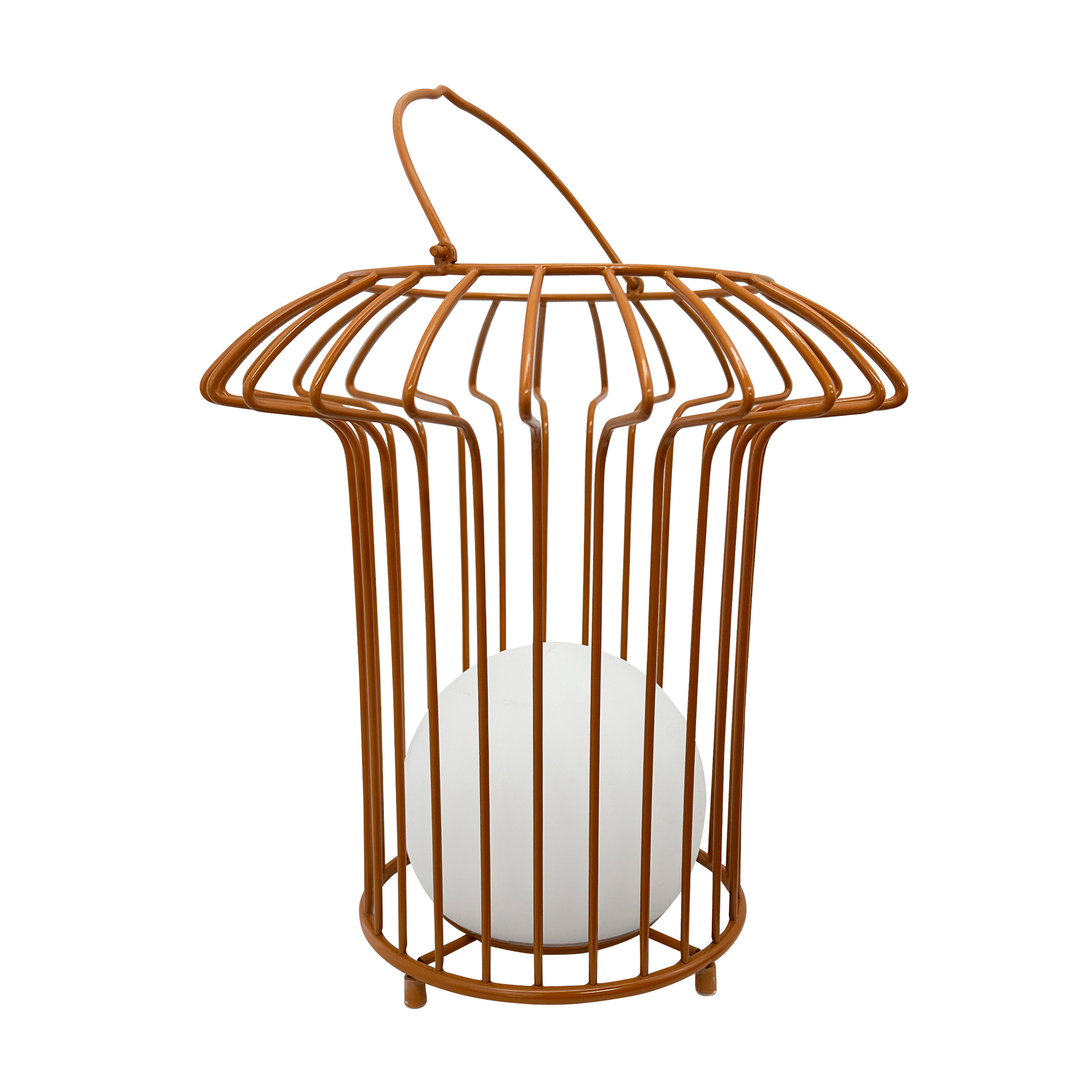 Solcellslampa Dyberg Larsen Basket LED-Lykta Terracotta