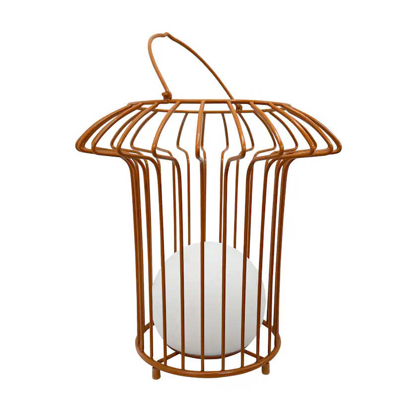 Solcellslampa Dyberg Larsen Basket LED-Lykta Terracotta