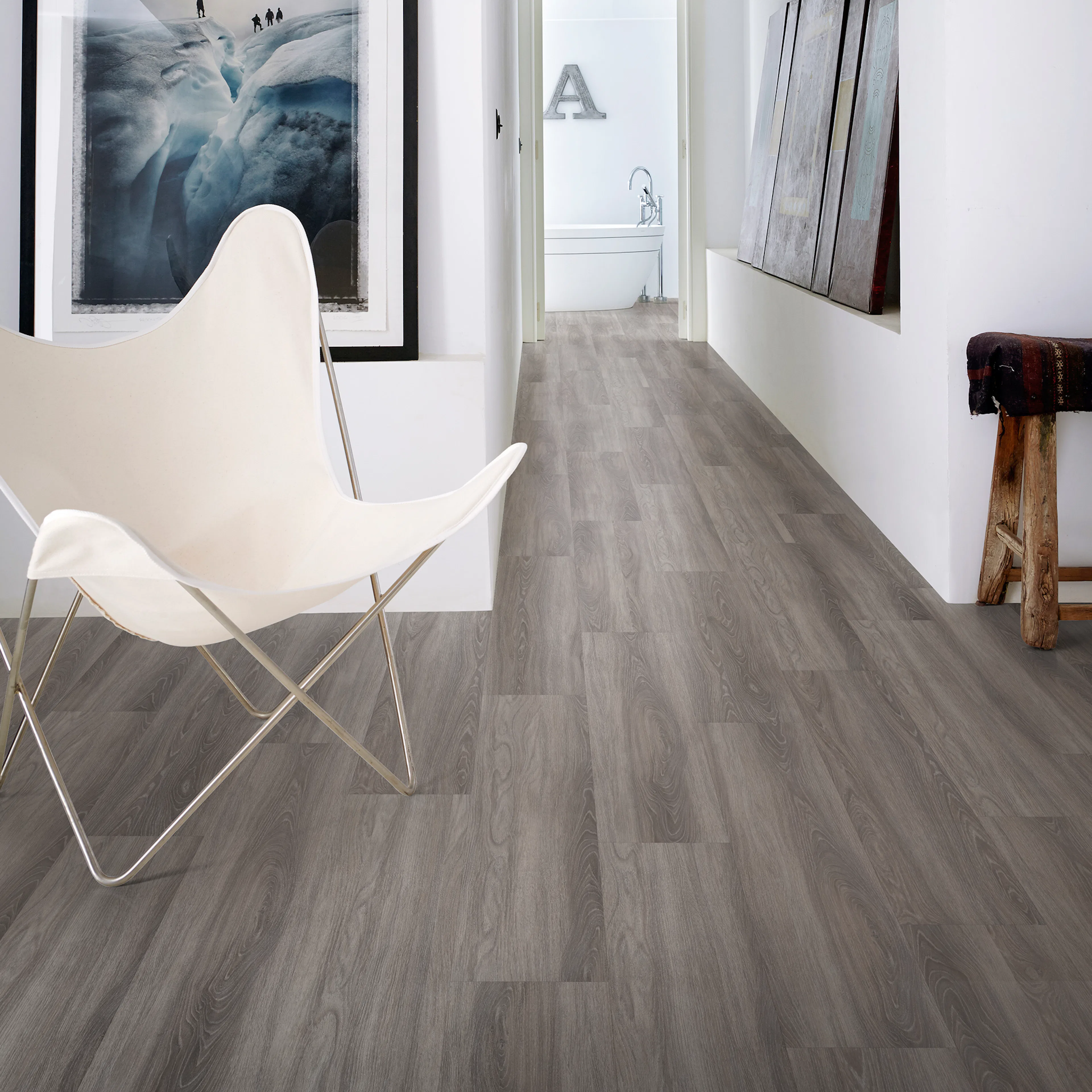 Vinylgolv Kährs LT-Click Wentwood CLW 1-Stavs Grå