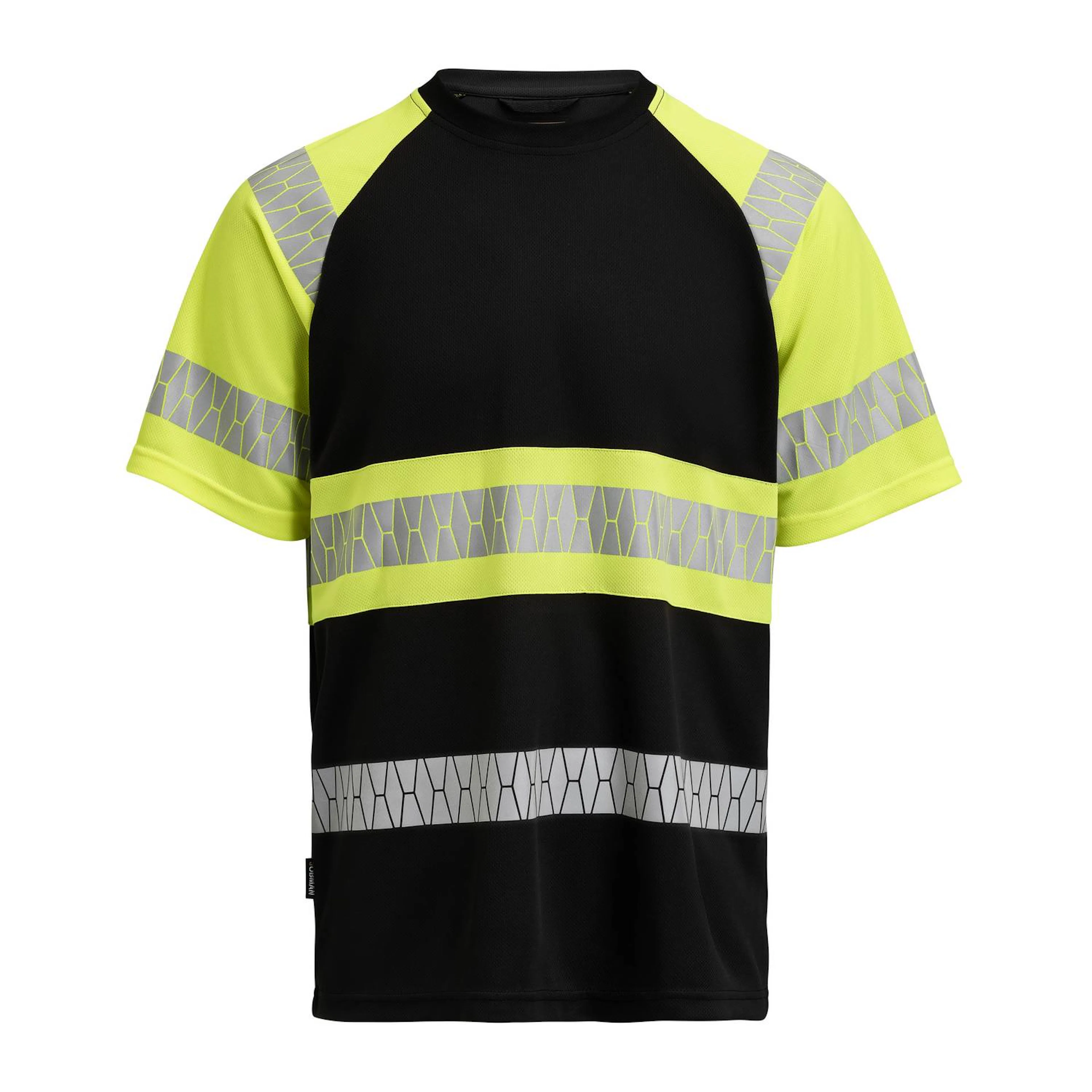 T-shirt Varsel Svart/Gul V M M