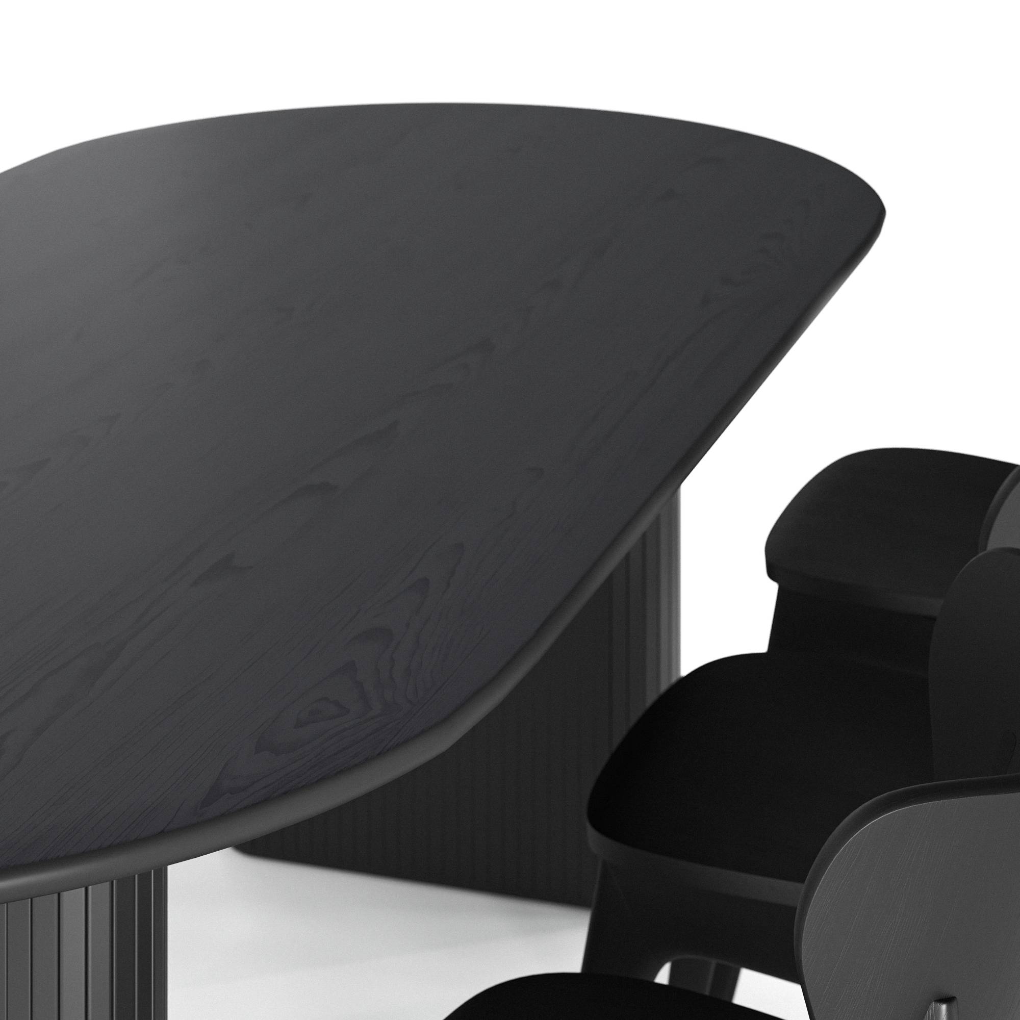 Matgrupp Bark Noira Matbord 220 med 6Jerup Matstol