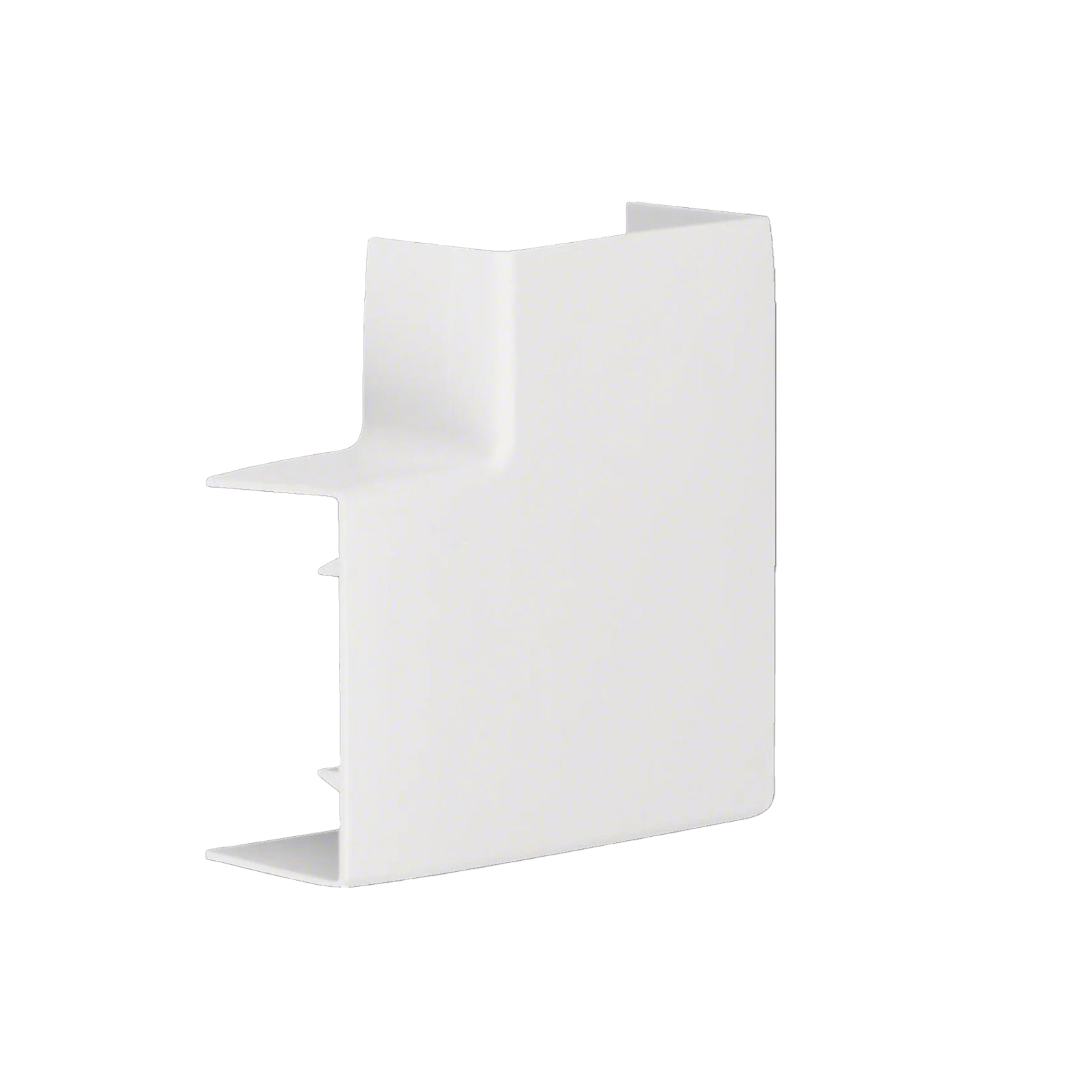 L-Vinkel till Matarkanal Hager Flexibel LF/LFH 30 x 60 mm Halogenfri Vit RAL 9016