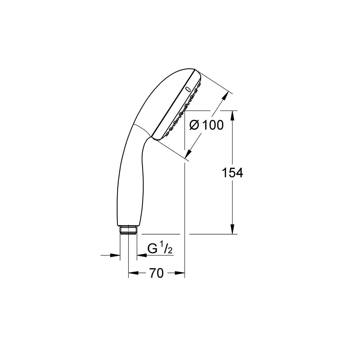 Handdusch Grohe Vitalio Start 100 II