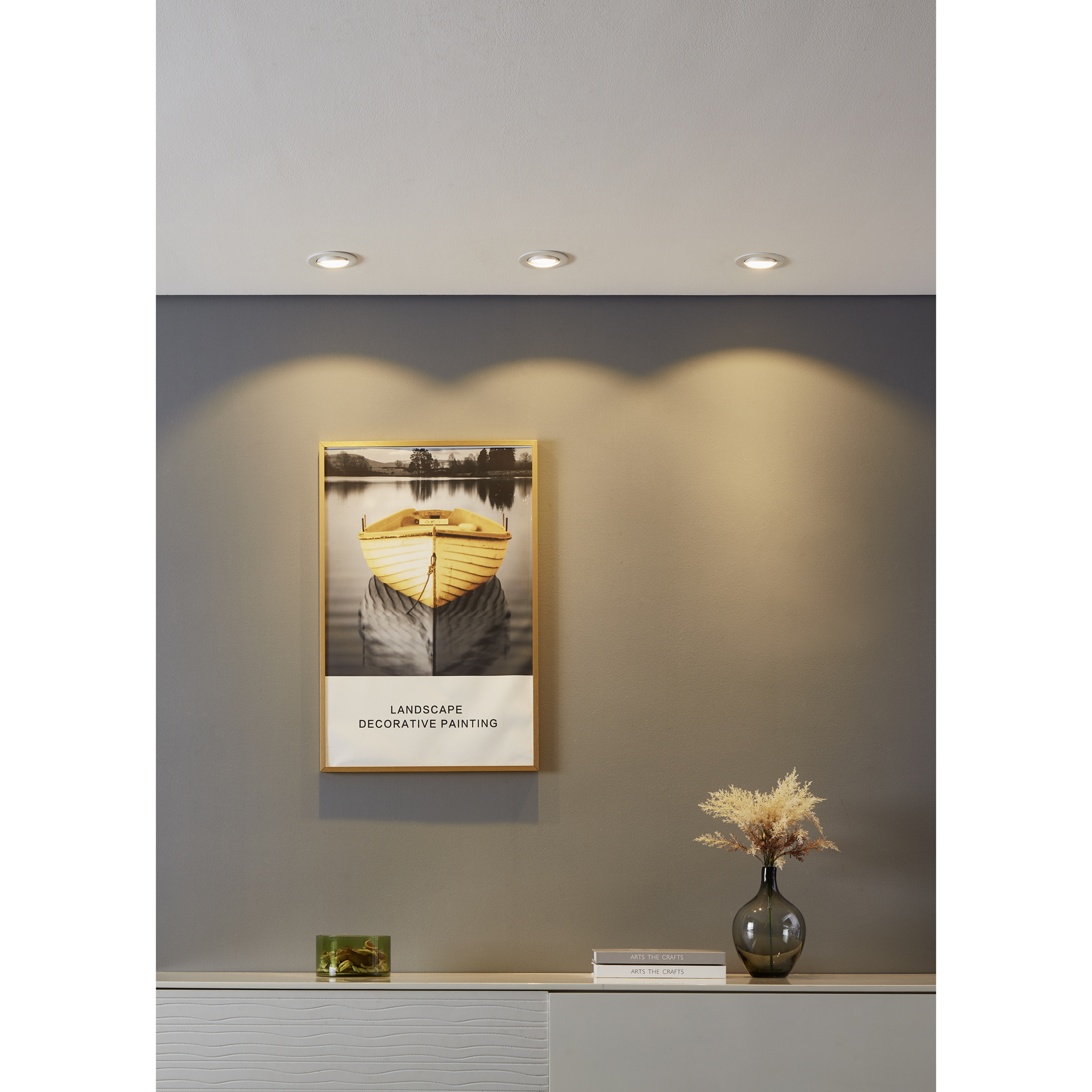 Infälld Lampa Eglo Saliceto 3 st Ø88 mm 2700K